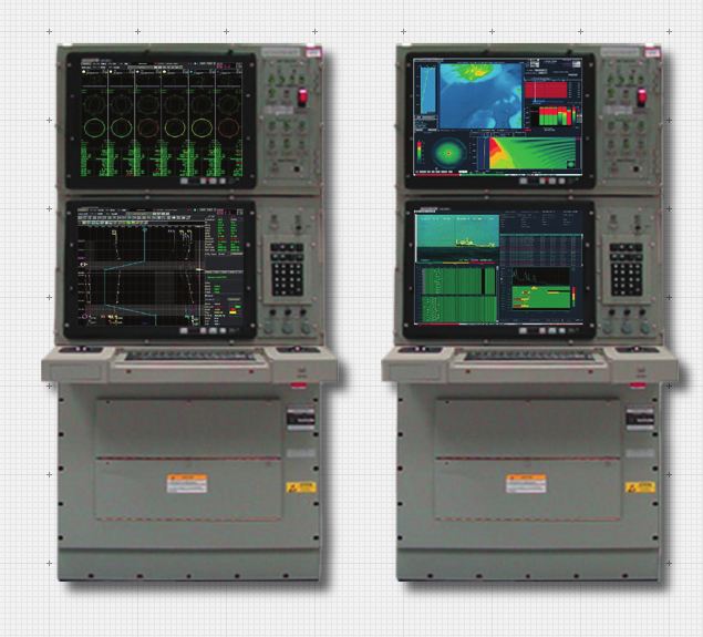 An/BYG-1 SYS'nin konsollarından ikisi