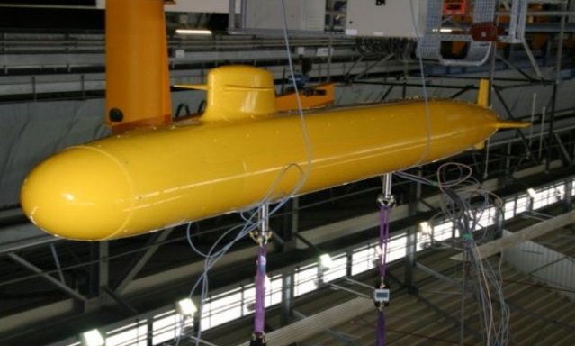 Brezilyanın nükleer denizaltı projesi (SN-Br) için imâl edilmiş bir deney modeli