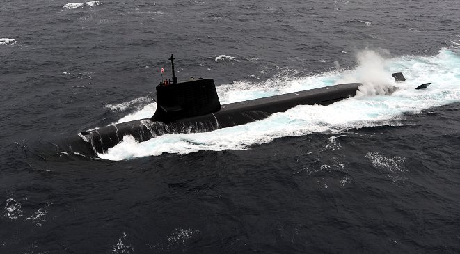 Soryu sınıfı bir Japon denizaltısı