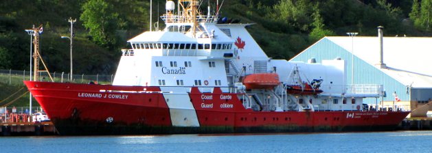 Bir Kanada Sahil Güvenlik Gemisi